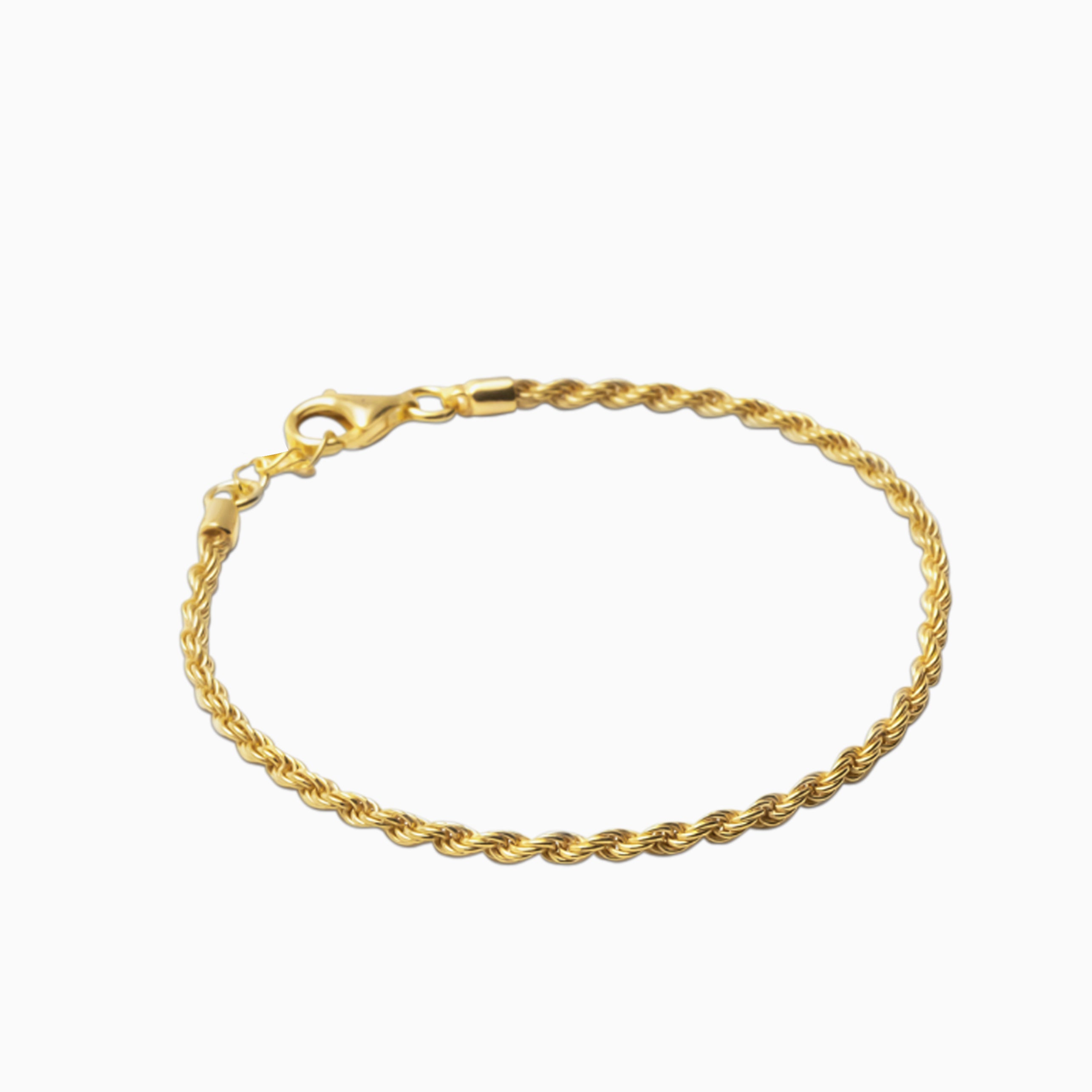Brazalete Rope 2 Mm Oro 18K