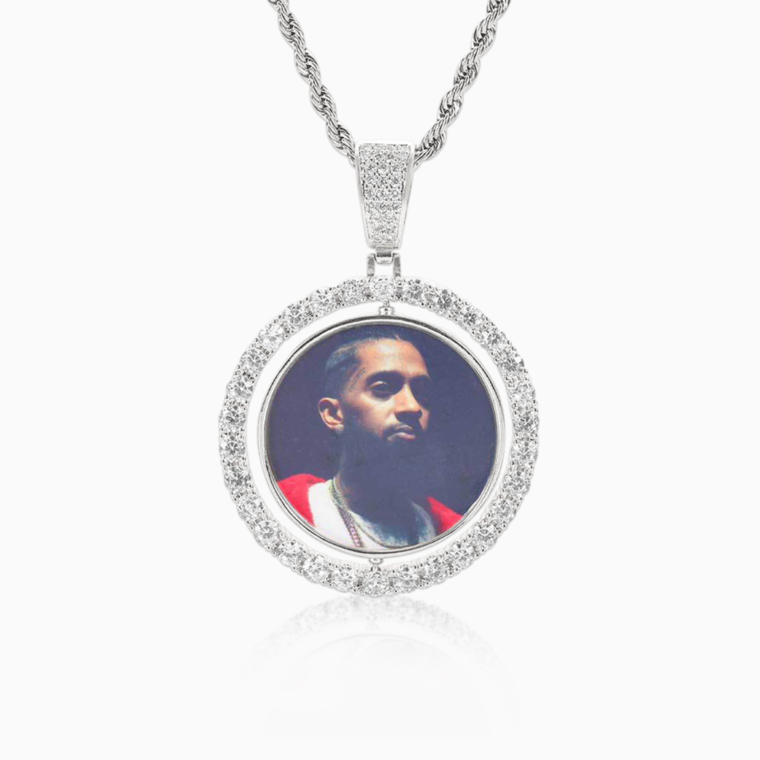 Colgante Personalizado Foto Oro