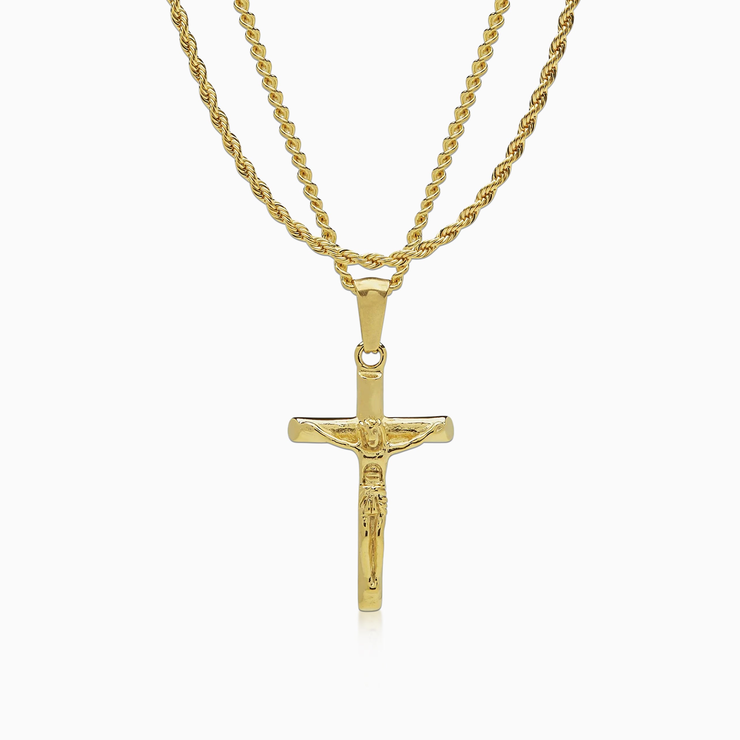 Colgante Crucificado Oro 18K