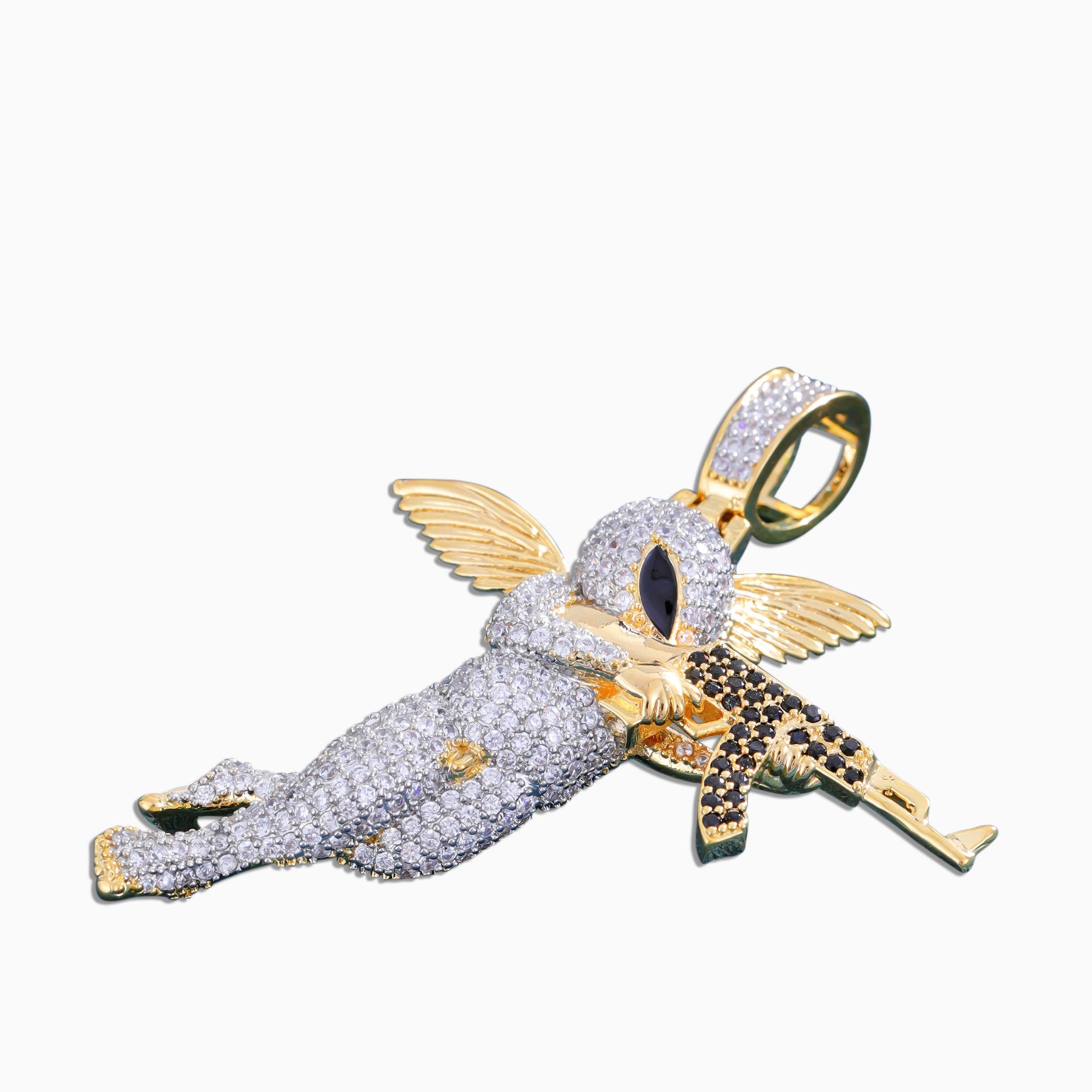 Ak-Alien 18K Gold Pendant