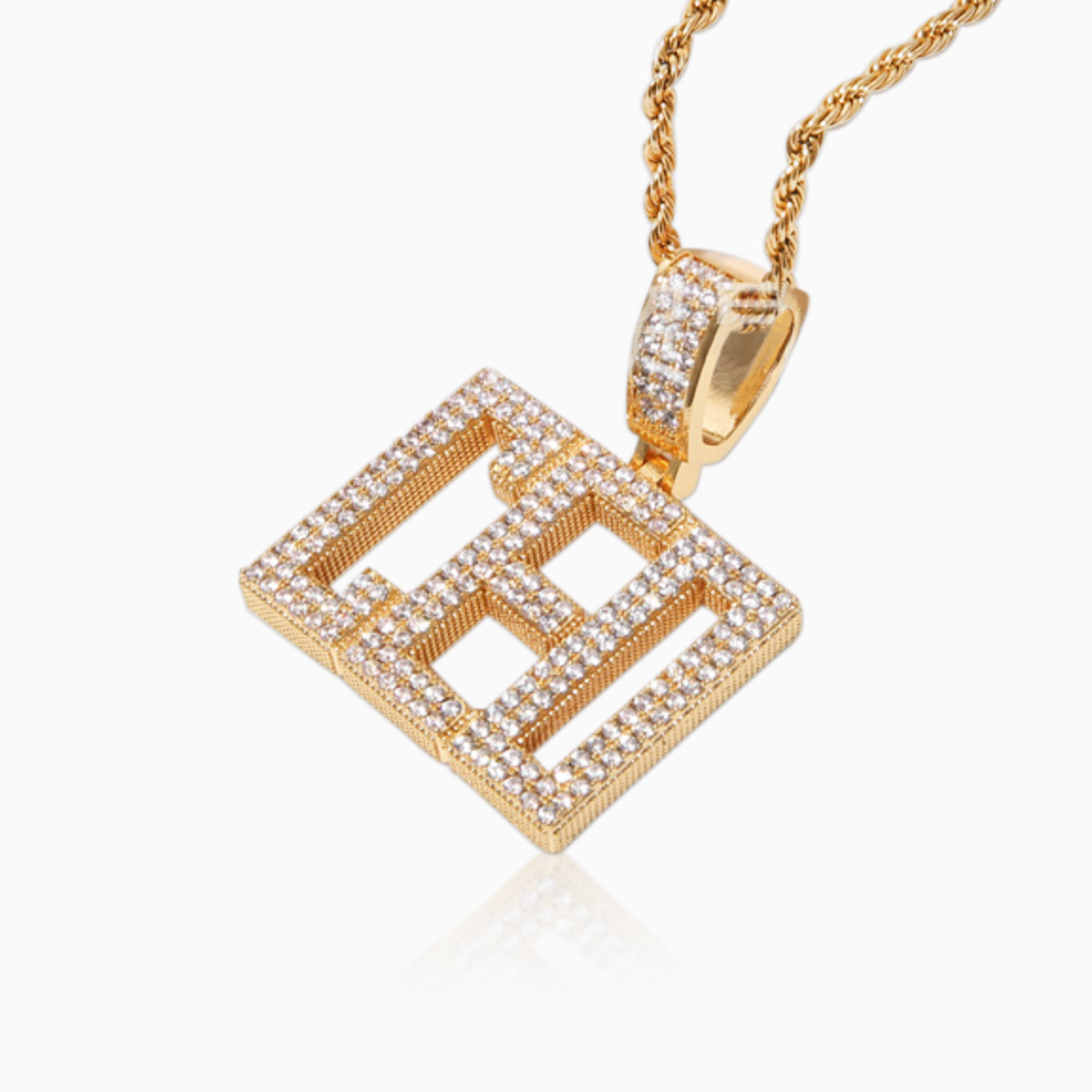 Colante Personalizado Cuadrado Oro