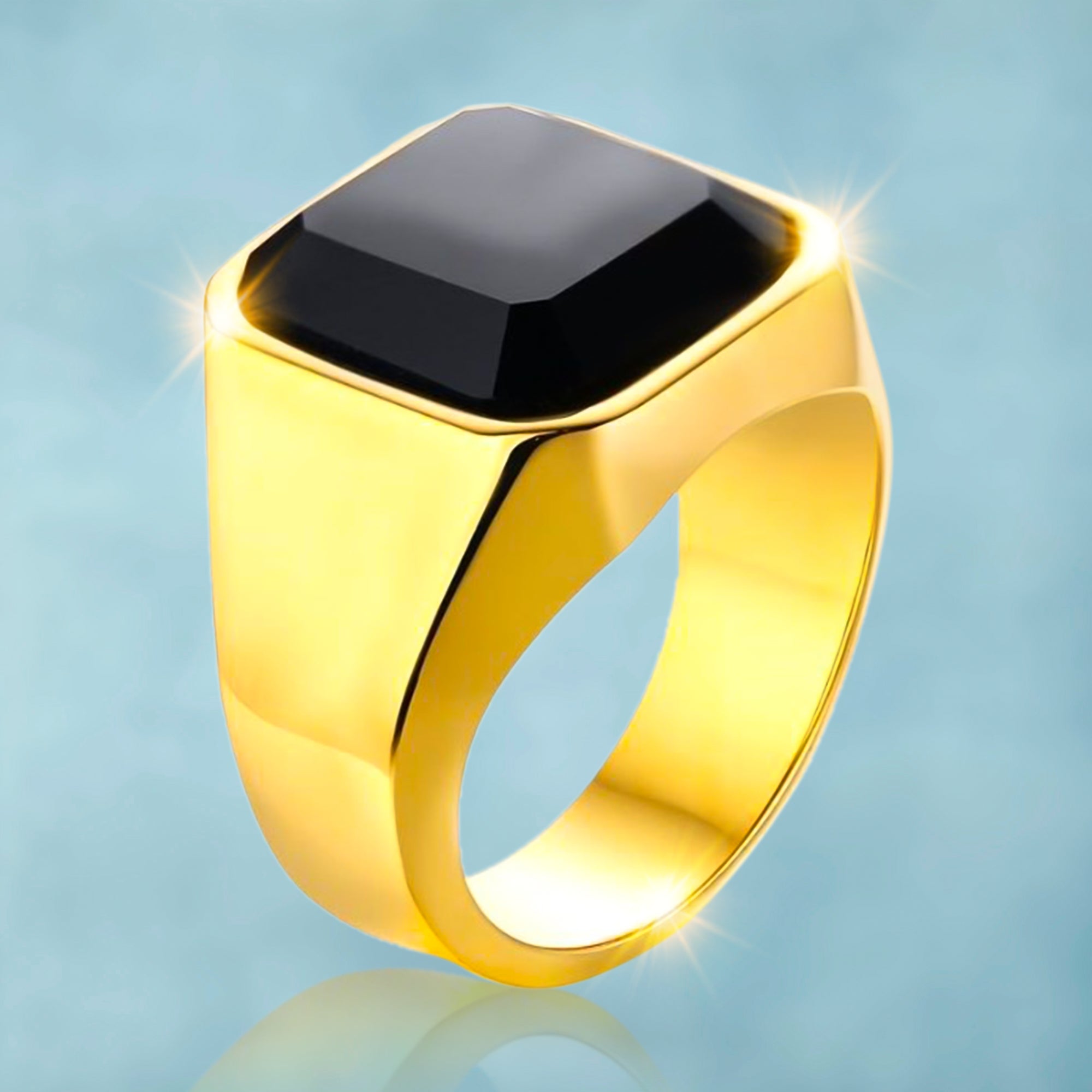 Anillo Gold Black Oro 18K