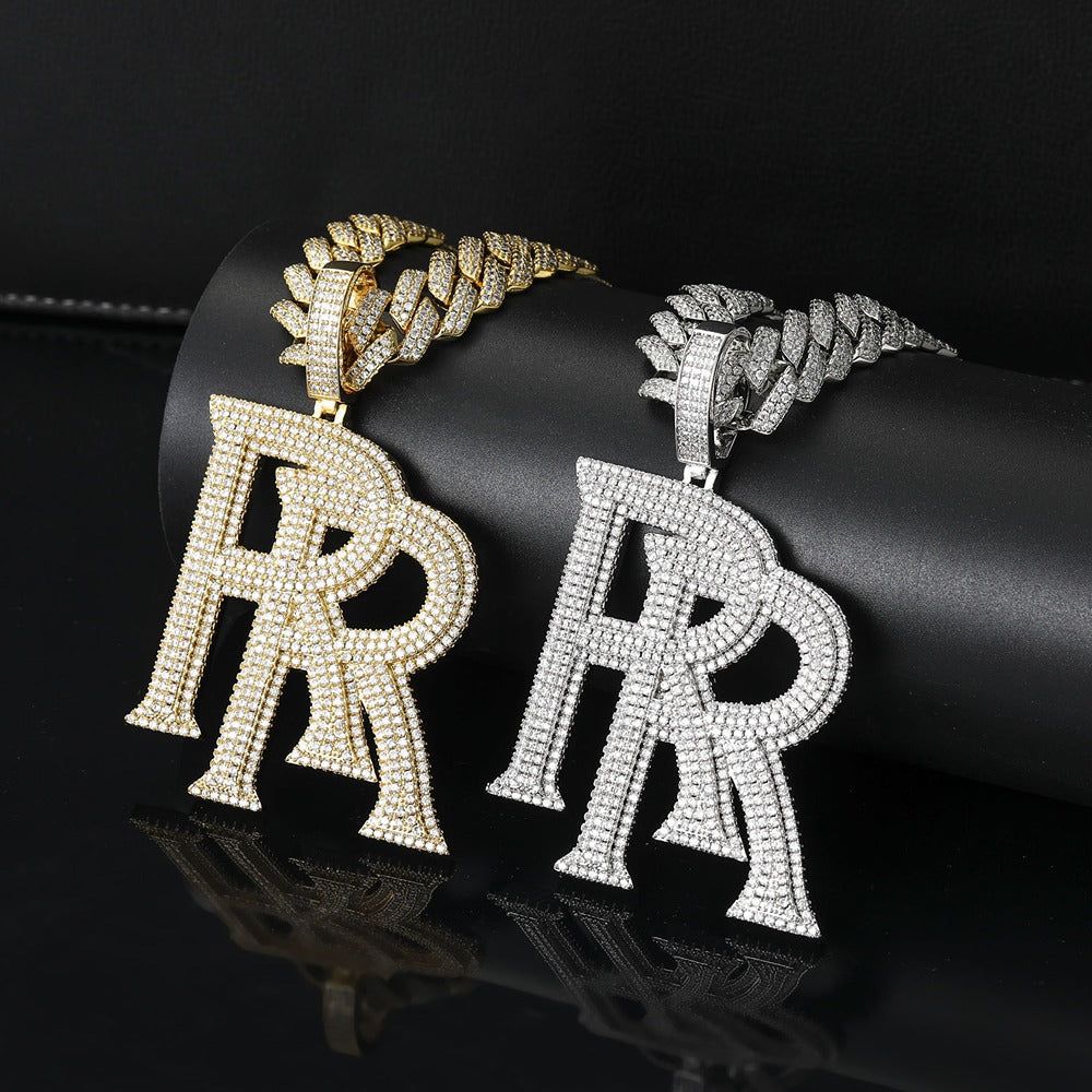 Colgante Rr Oro Blanco