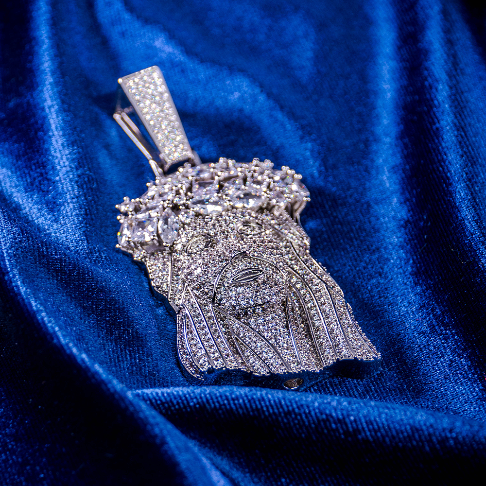 Colgante Jesus Oro Blanco