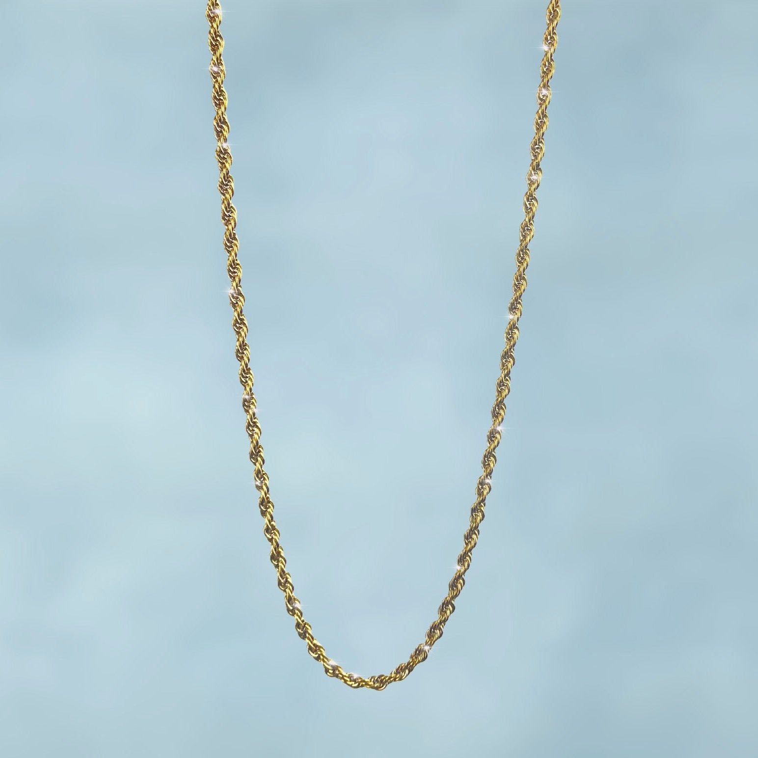 Cadena Rope 4 Mm Oro 18K