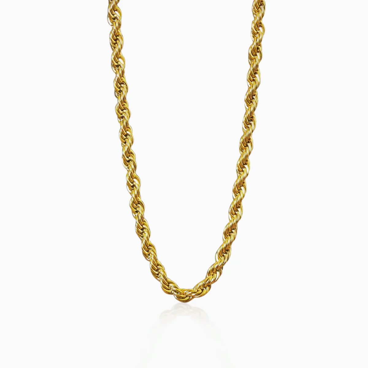 Cadena Rope De 8 Mm Oro 18K