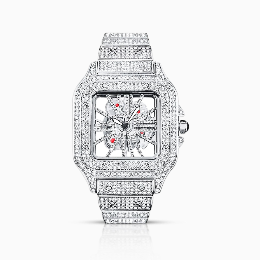 Reloj Skeleton Oro Blanco de Ice Baby
