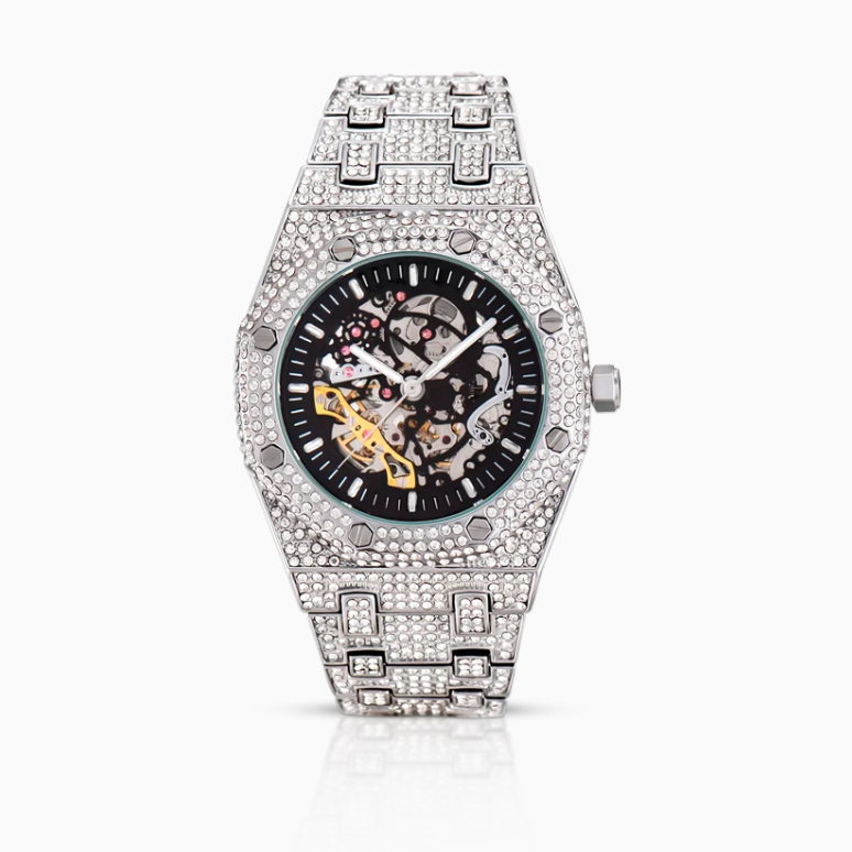 Reloj Millionaire Oro Blanco de Ice Baby