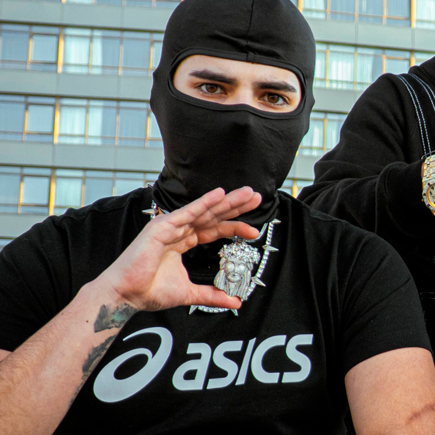 Colgante Jesus Oro Blanco