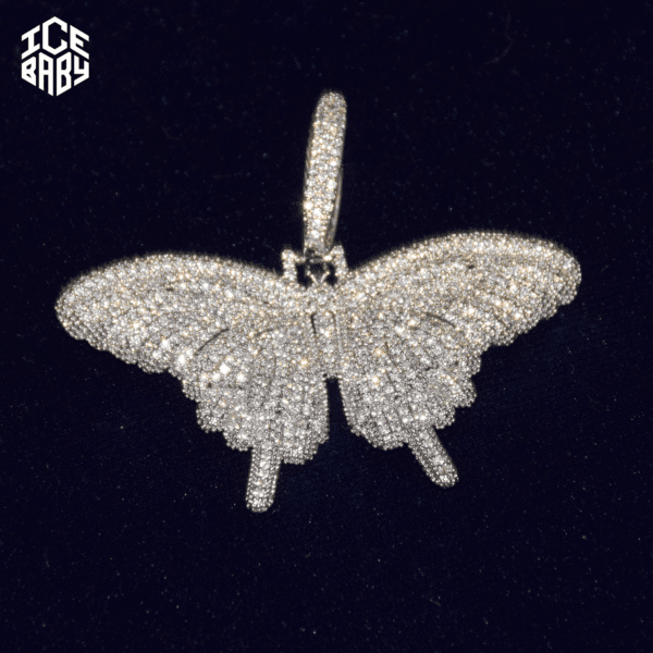 Colgante Mariposa Oro Blanco