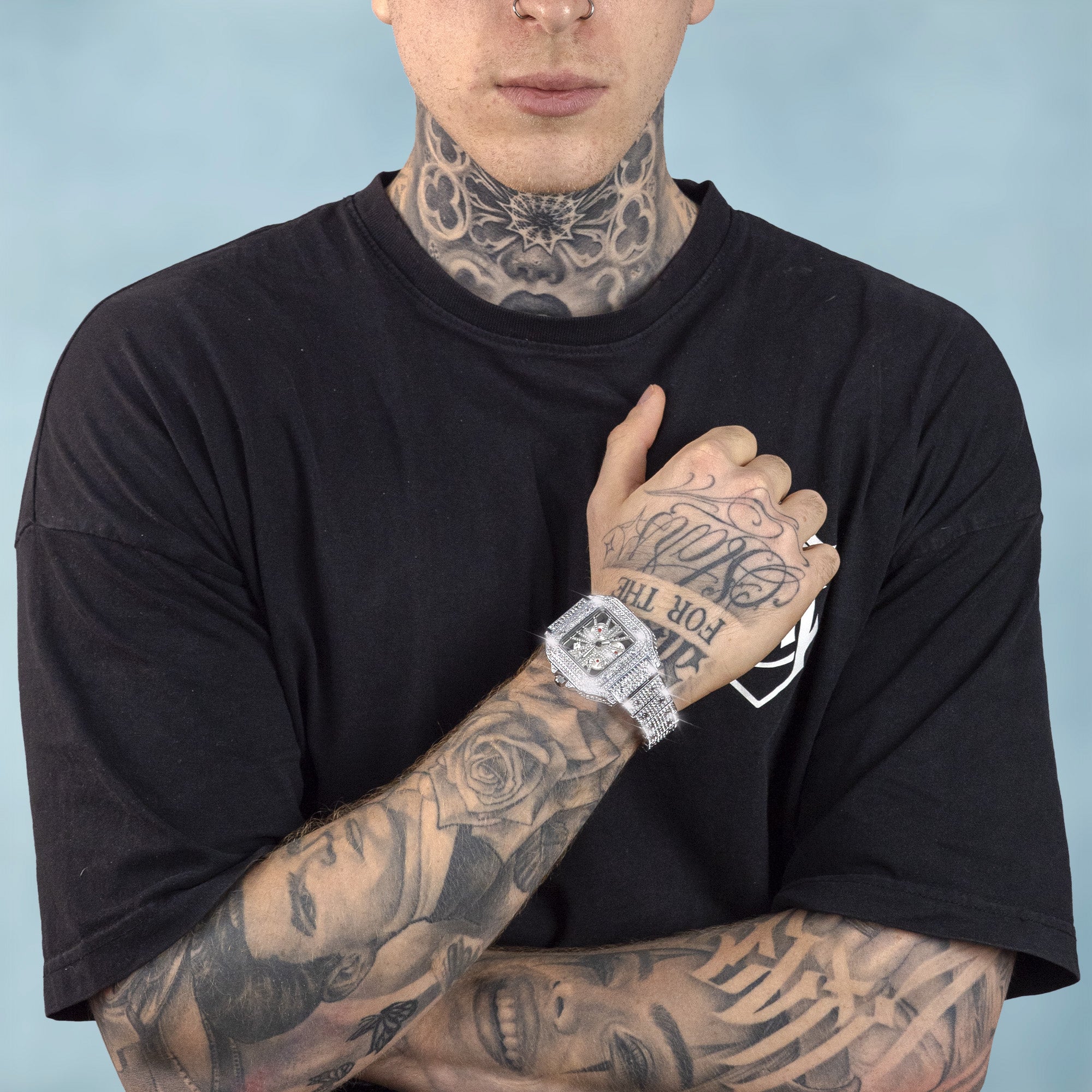 Reloj Skeleton Oro Blanco