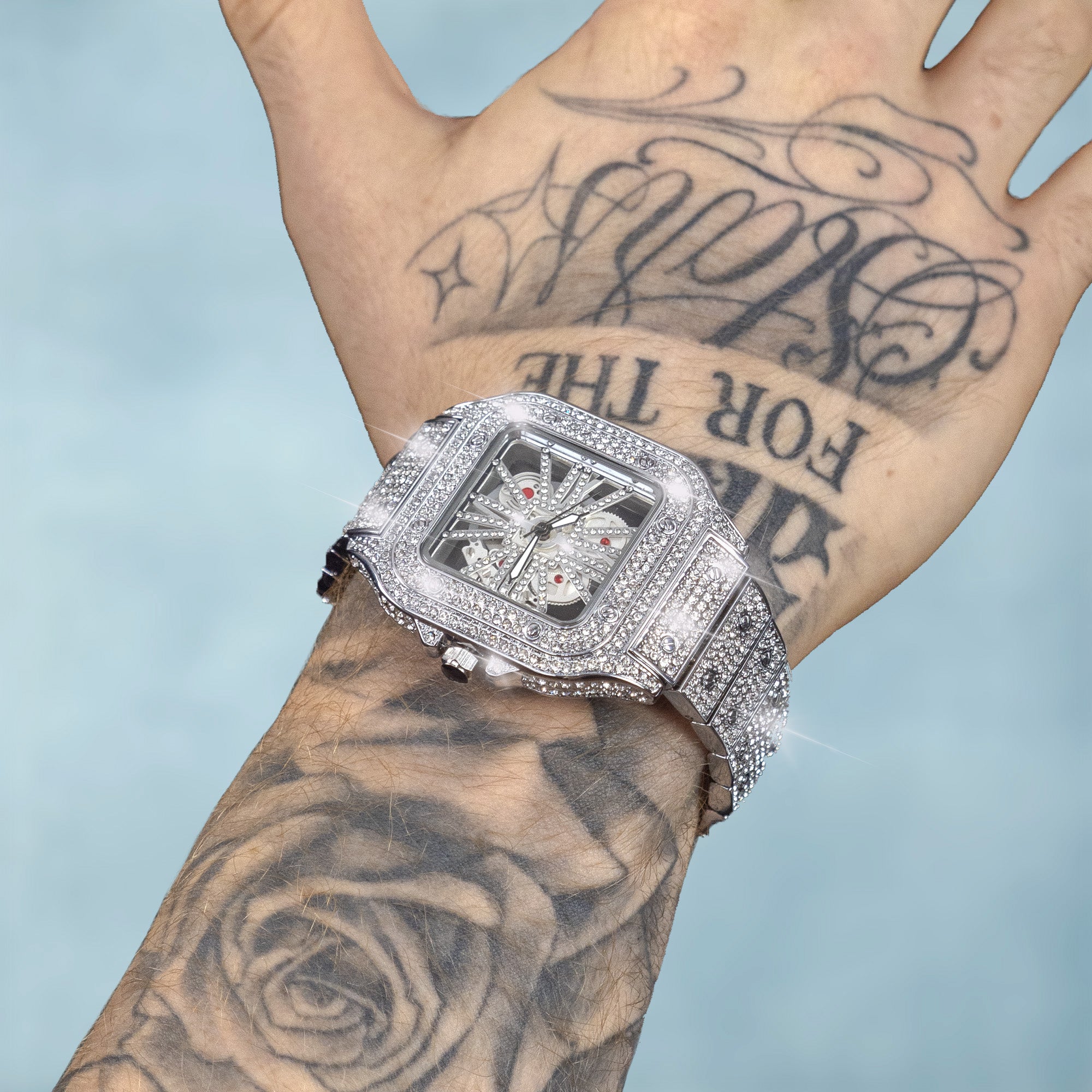 Reloj Skeleton Oro Blanco