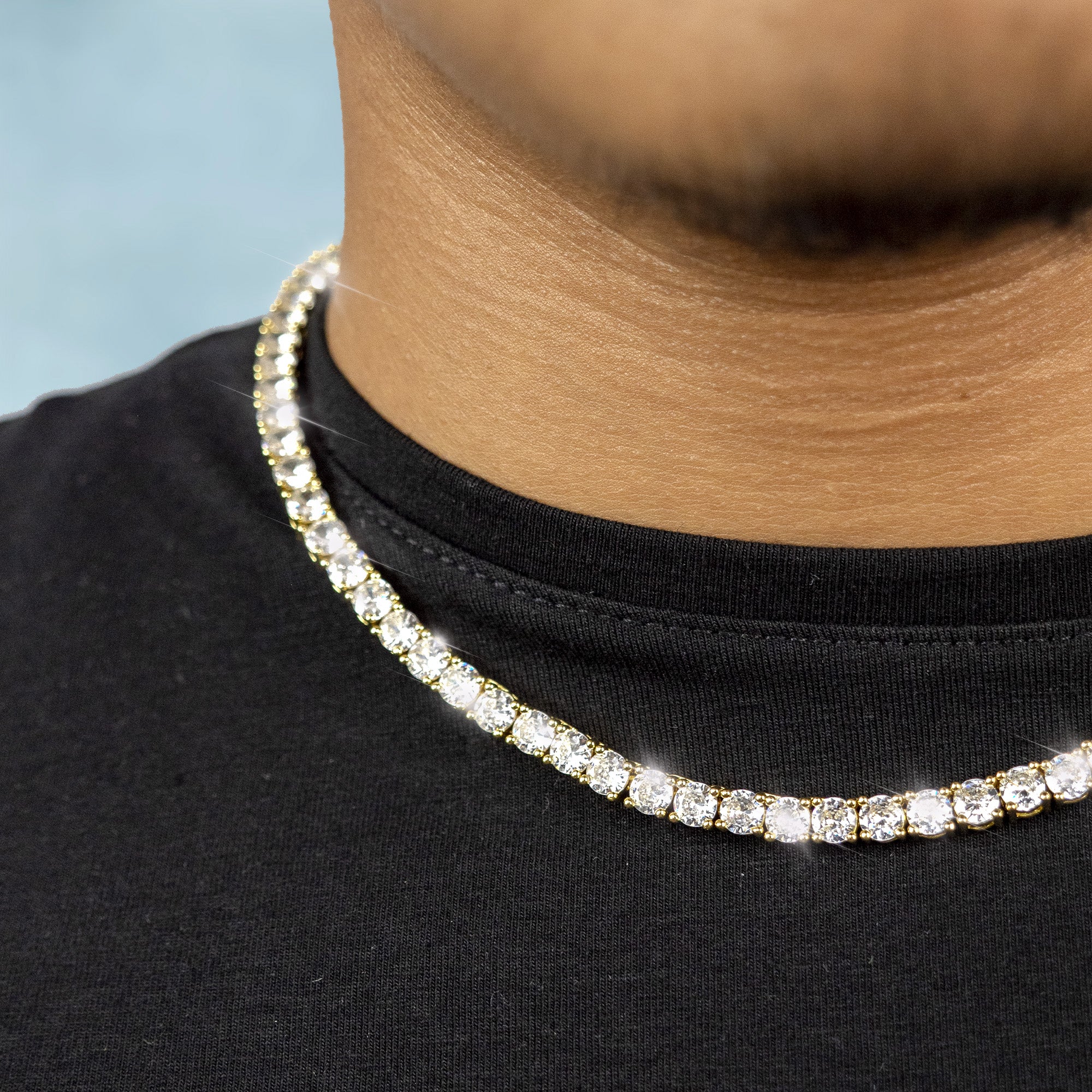 Cadena Tenis 2.0 Oro 18K