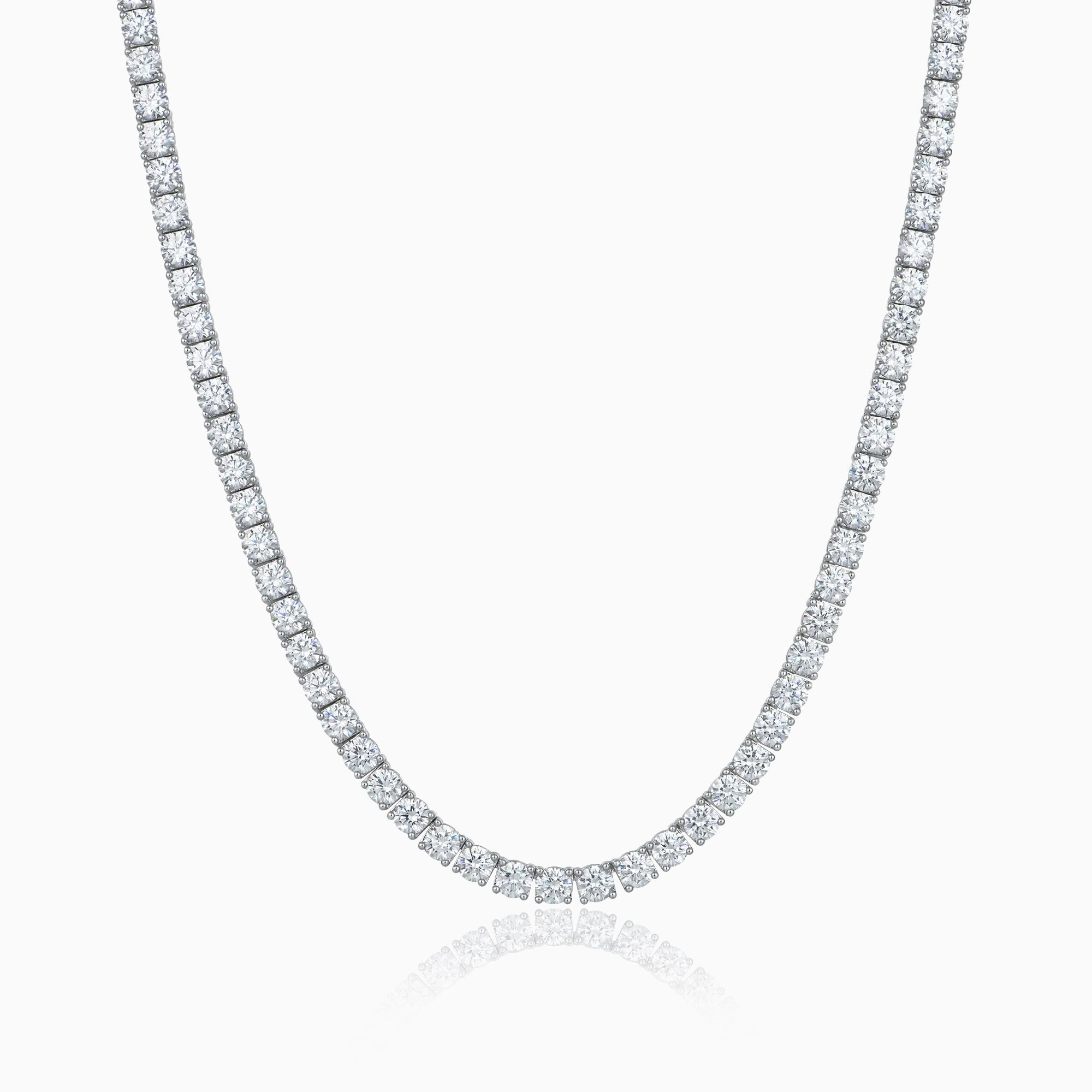 Cadena Tenis 2.0 Oro Blanco