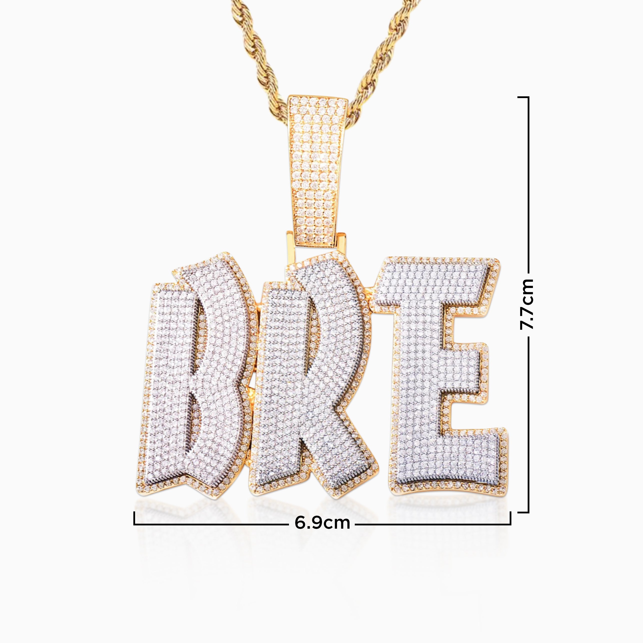 Personalized "TRAPSTAR" pendant | Style #4