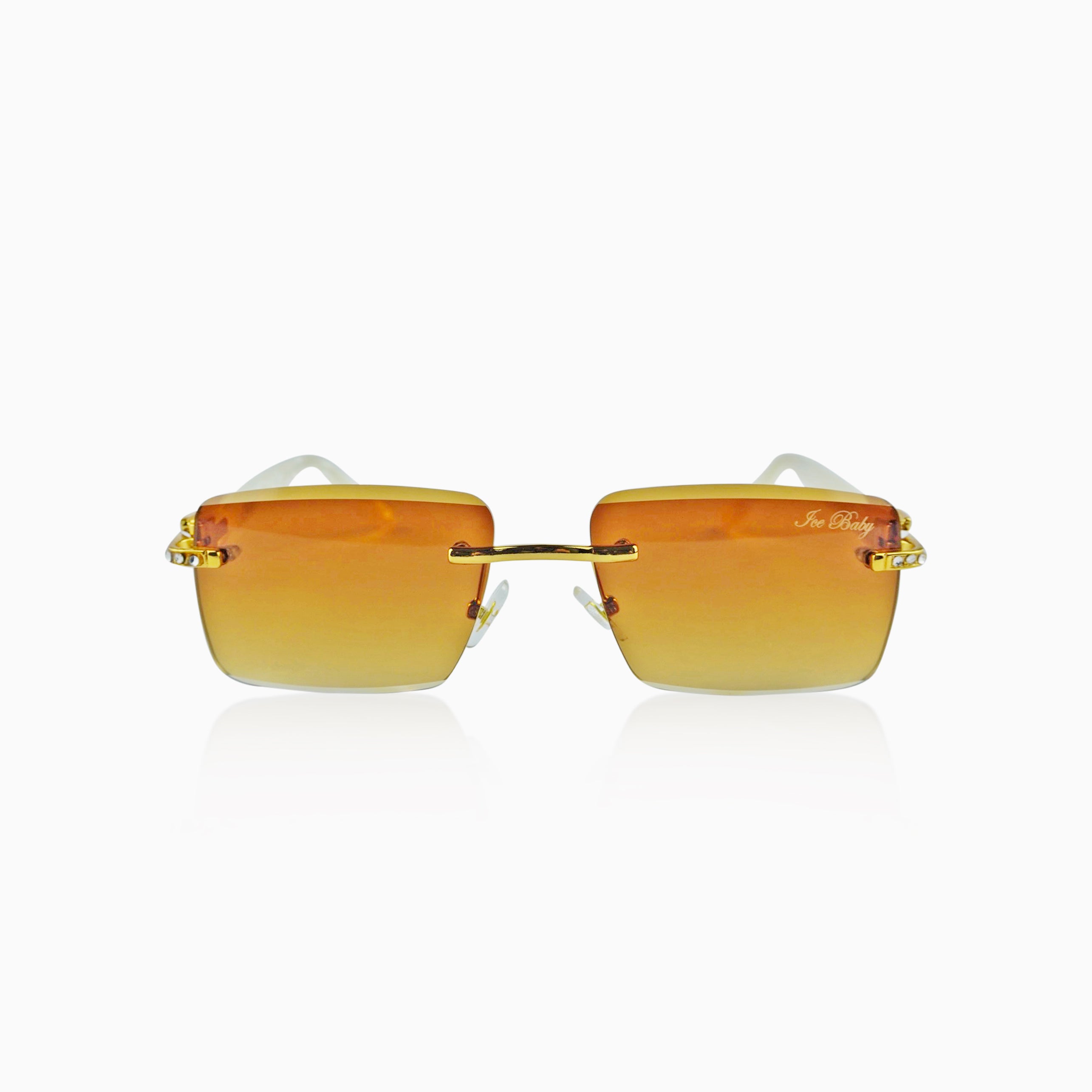 Luxx Brown White Glasses