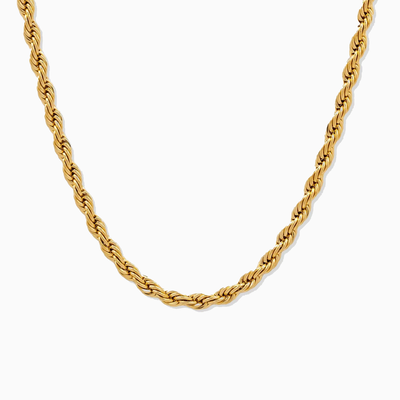 Cadena Rope 6 mm Oro 18K