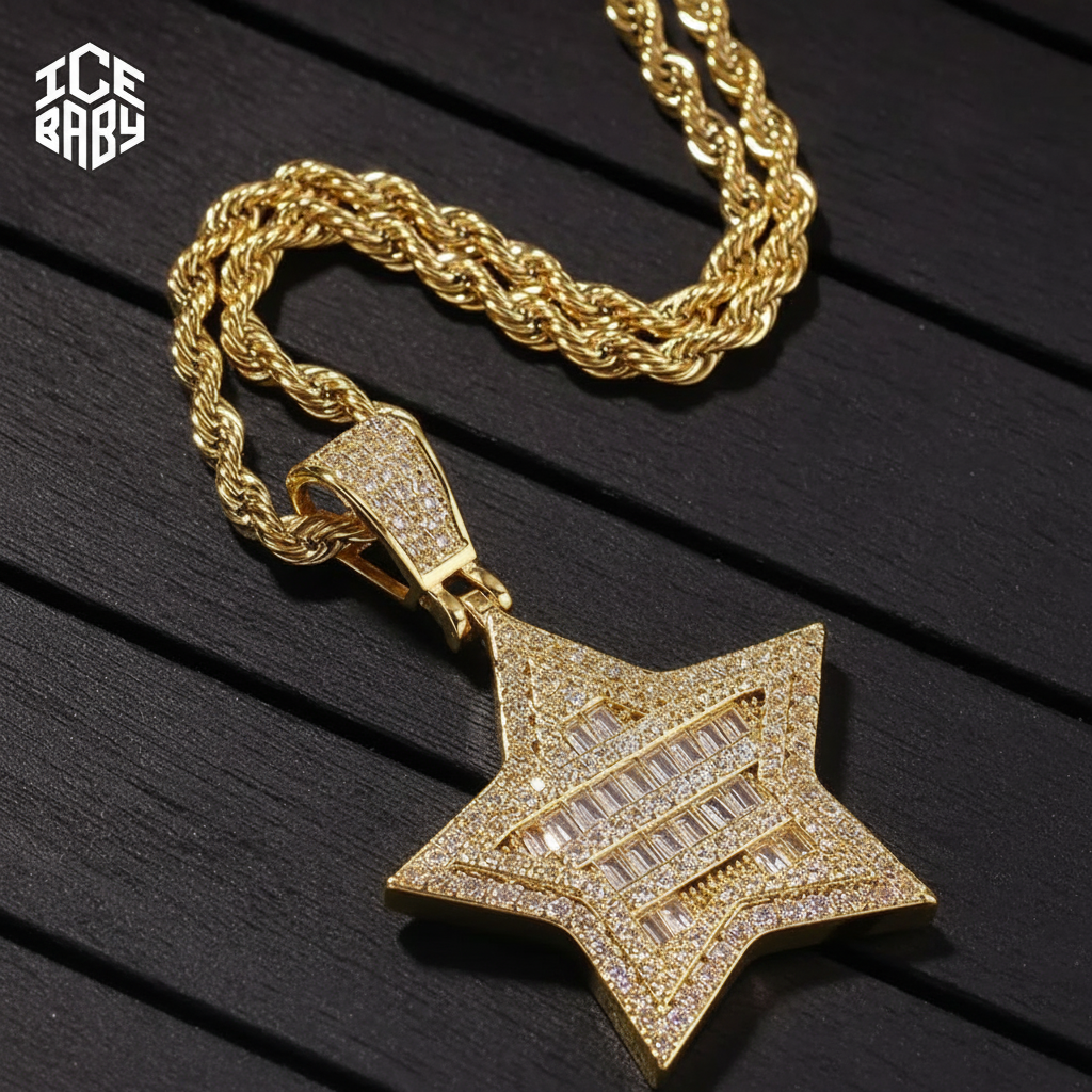 BAGUETTE STAR PENDANT