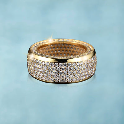Anillo Ice Band Deluxe Oro 18K