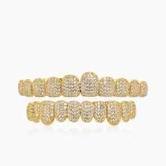 Grillz 10 Dientes Oro 18K
