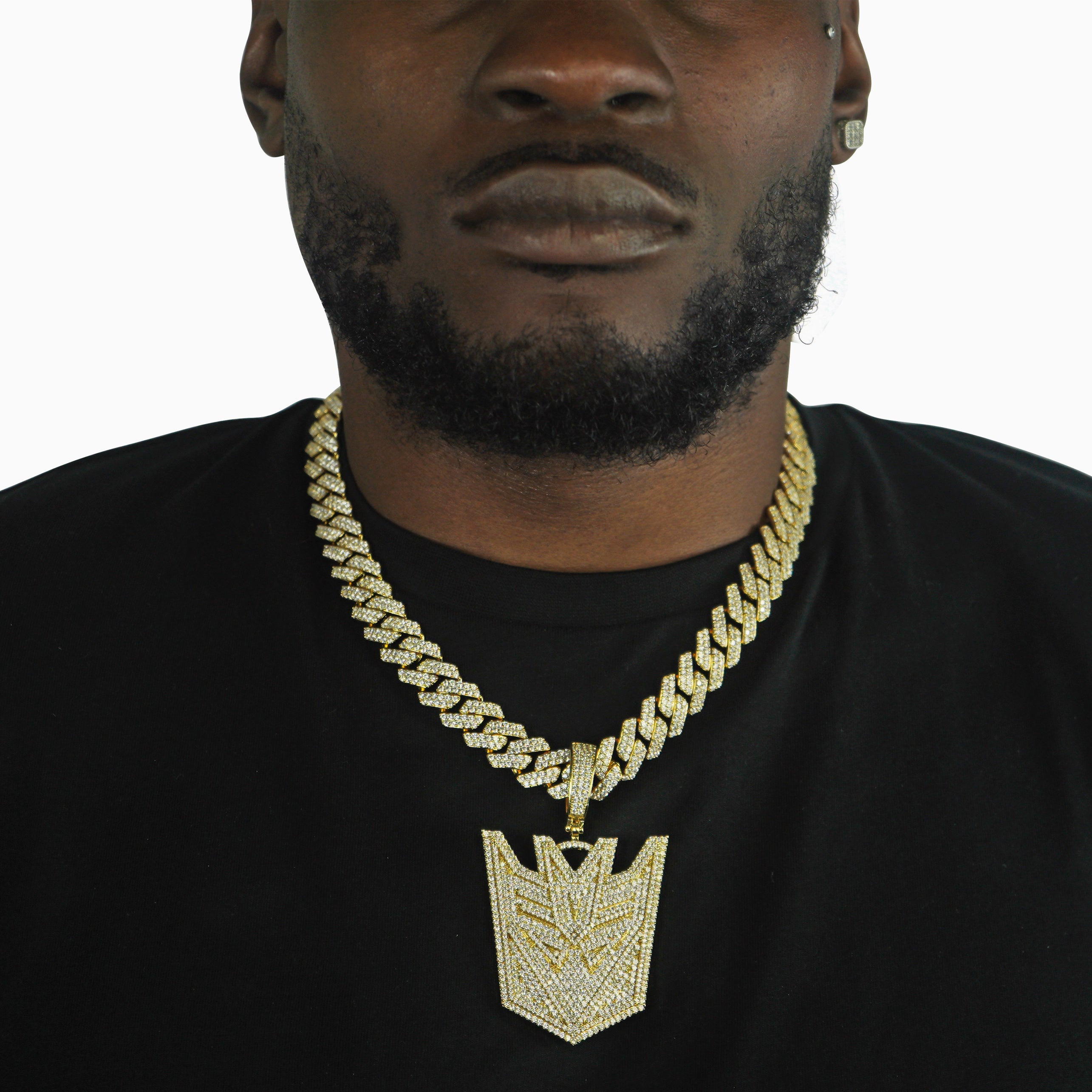 14K Gold Megatron Pendant
