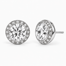 Pendientes White Diamonds VVS Moissanite + Plata 925