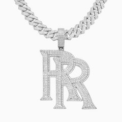 Colgante Rr Oro Blanco