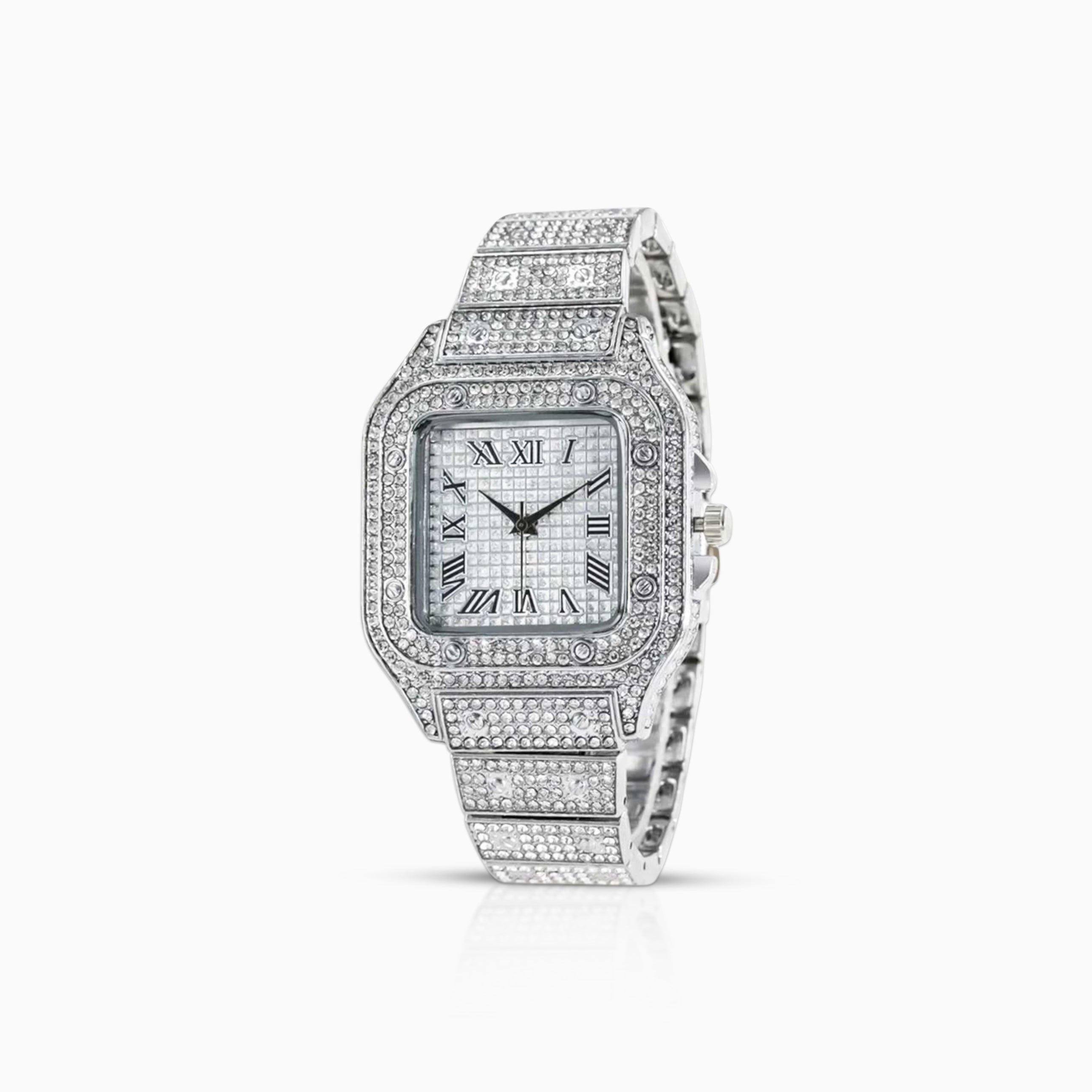 Santoz Classic White Gold Watch