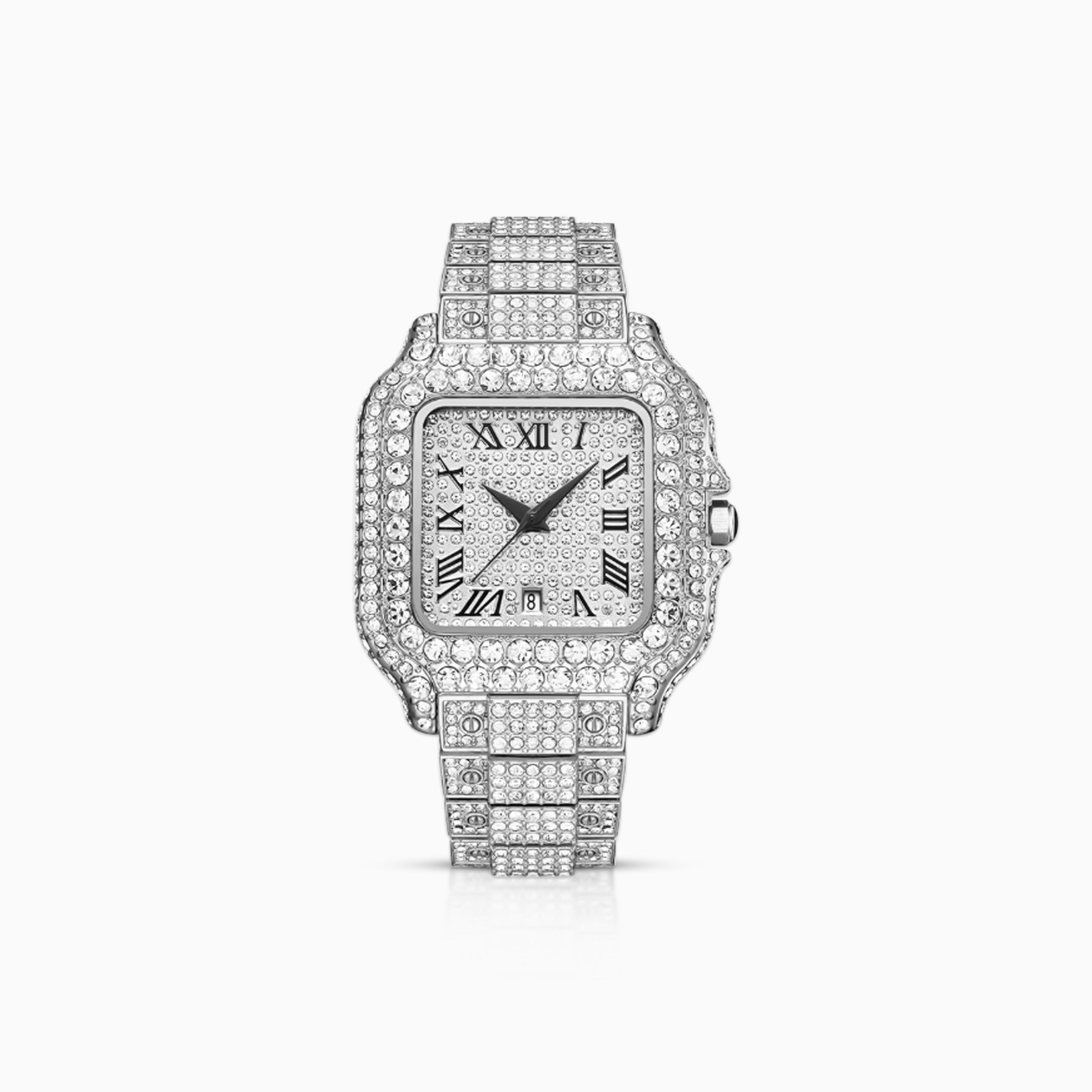 Reloj Santoz Deluxe Oro Blanco