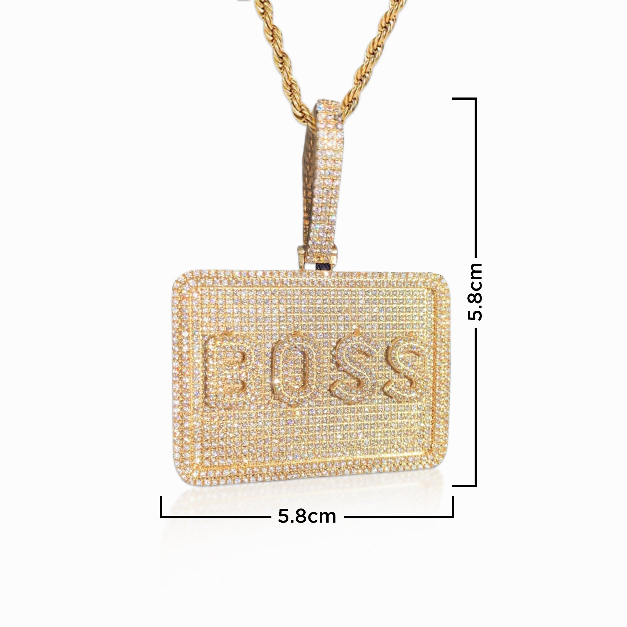 Personalized "TRAPSTAR" pendant | Style #4