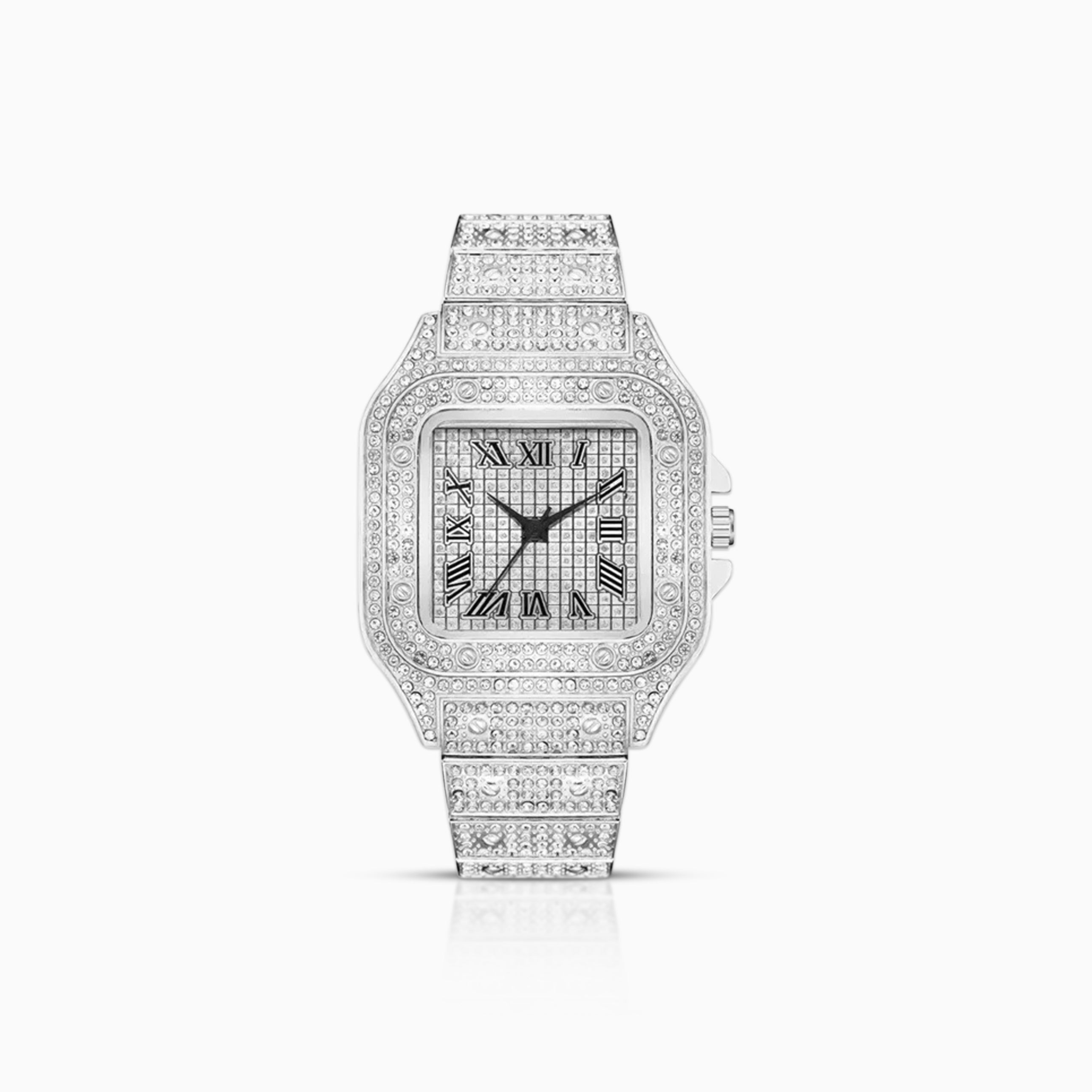 Santoz Classic White Gold Watch
