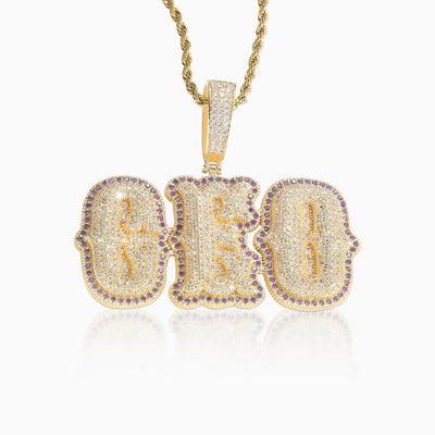 Colgante Personalizado West Max Oro