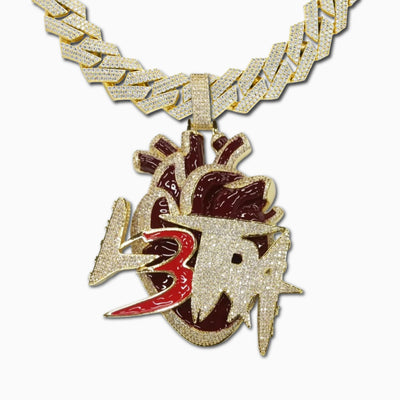 Colgante L3tra Grande Oro 18K