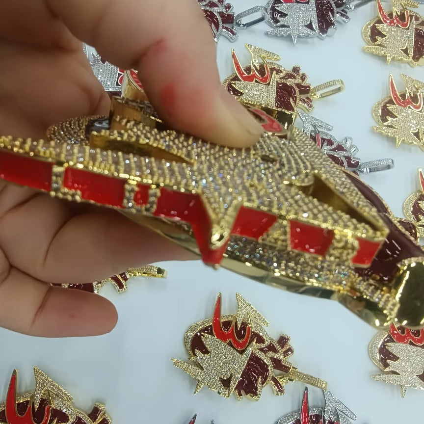 Colgante L3tra Grande Oro 18K