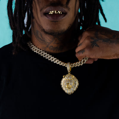 Colgante León Oro 18K