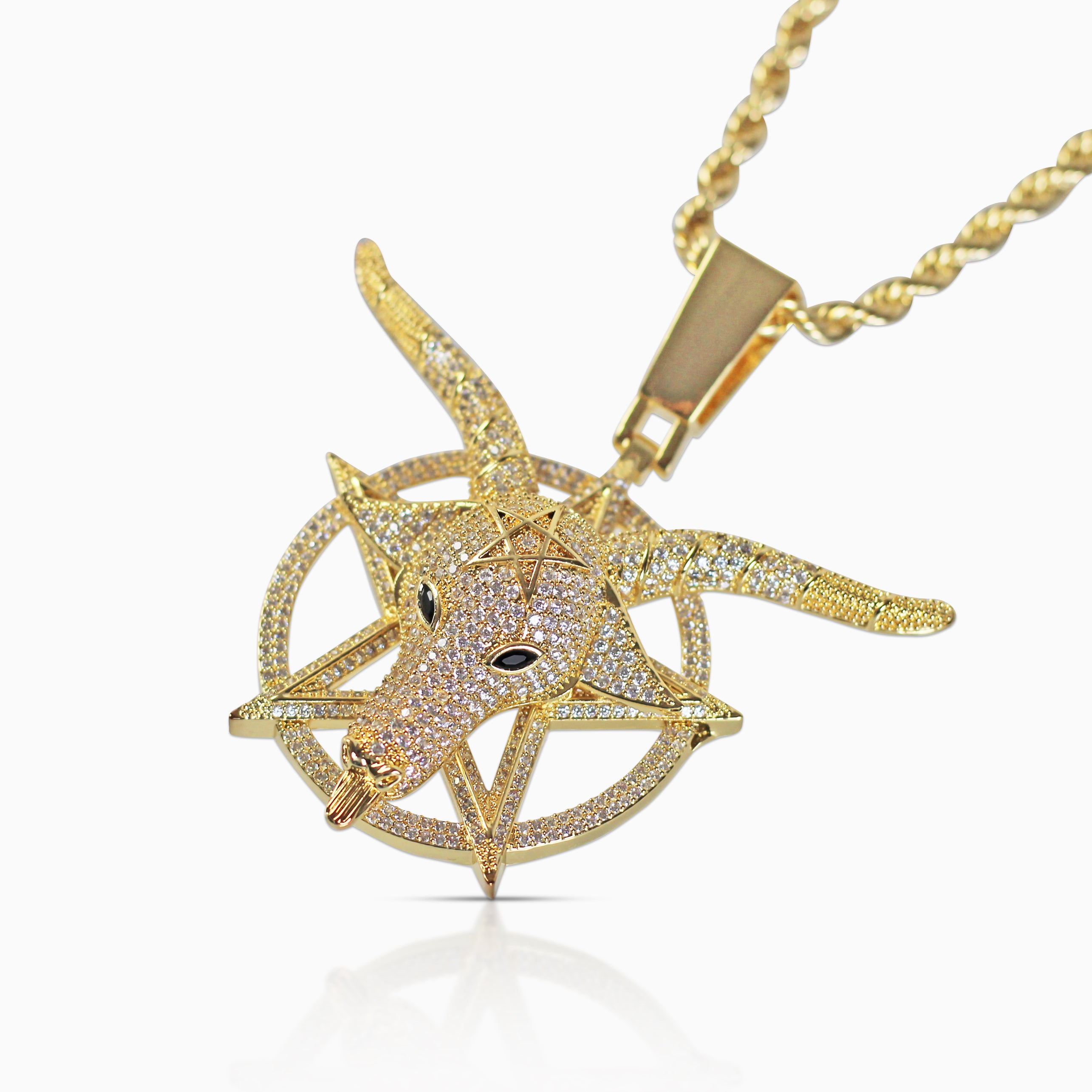 18K Gold Goat Pendant