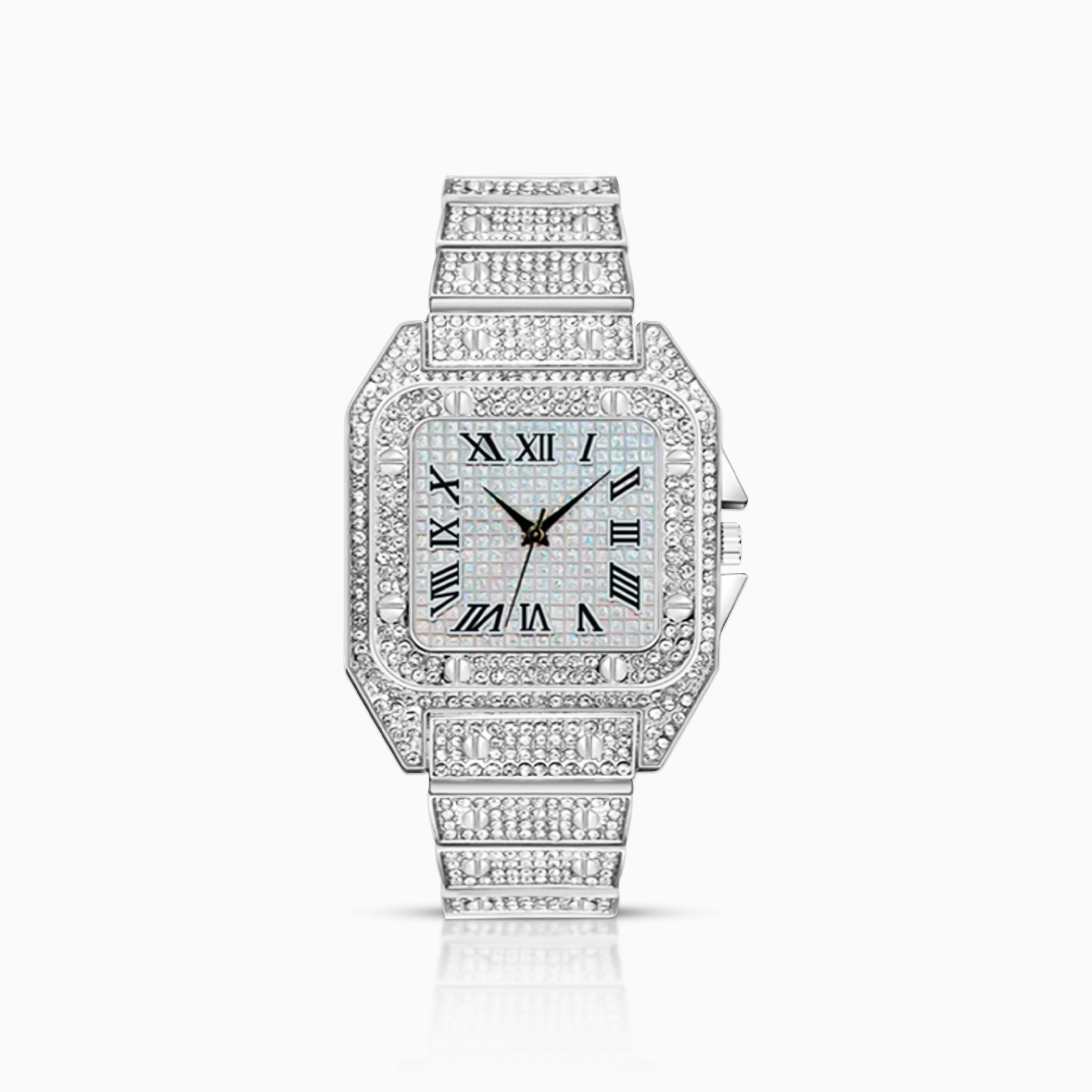 Reloj Santoz Clásico Oro Blanco