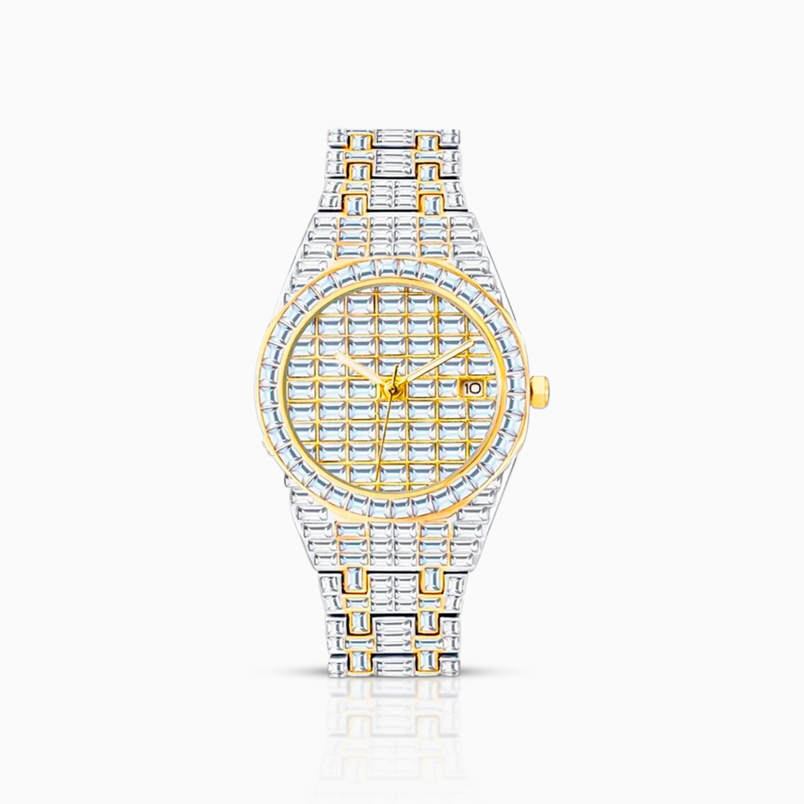 Reloj Baguettes Two Tone Oro