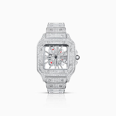 Reloj Skeleton Oro Blanco