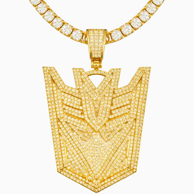 14K Gold Megatron Pendant