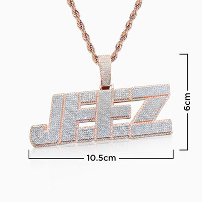 Colgante Personalizado Jeez Oro