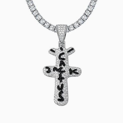 Colgante Cactus Oro Blanco