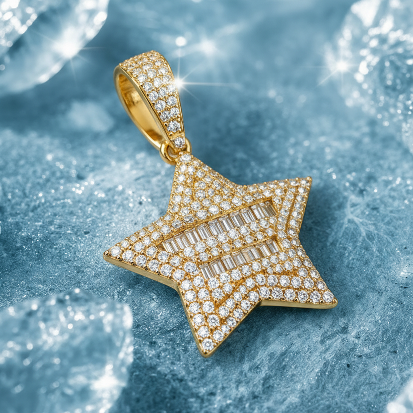 BAGUETTE STAR PENDANT