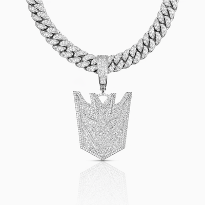 Colgante Megatron Oro Blanco