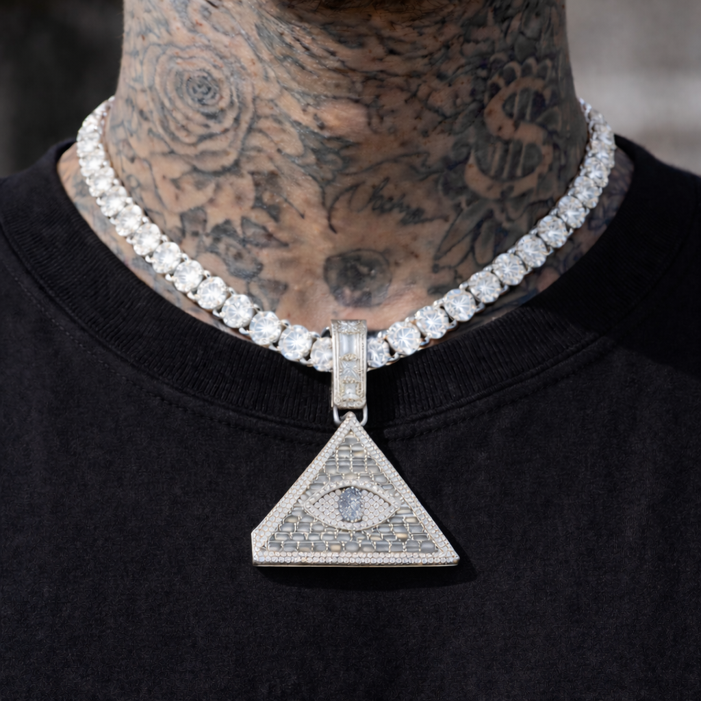 Colgante Illuminati Oro Blanco