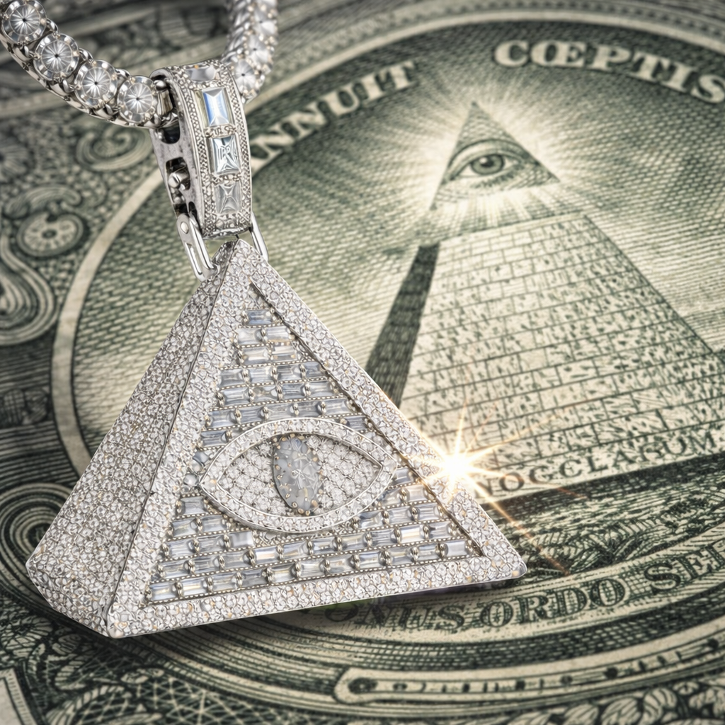 Illuminati Pendant White Gold