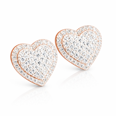 Pendientes Corazon Plata 925