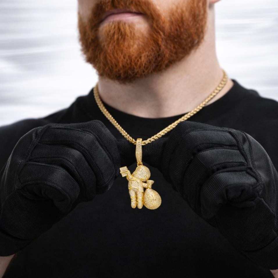 Bag Kid 18K Gold Pendant