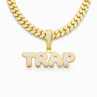 Colgante Personalizado Bubble Oro