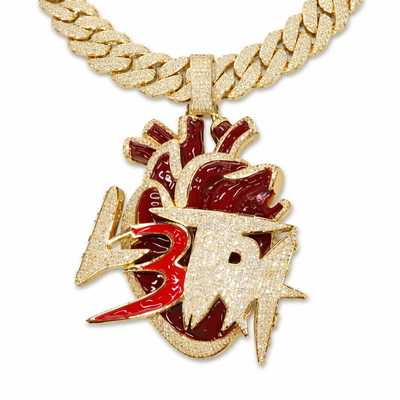 Colgante L3tra Grande Oro 18K